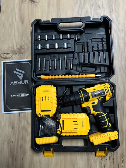 ASsur Akülü Vidalama 24 lü Set 12v 1500 Amper